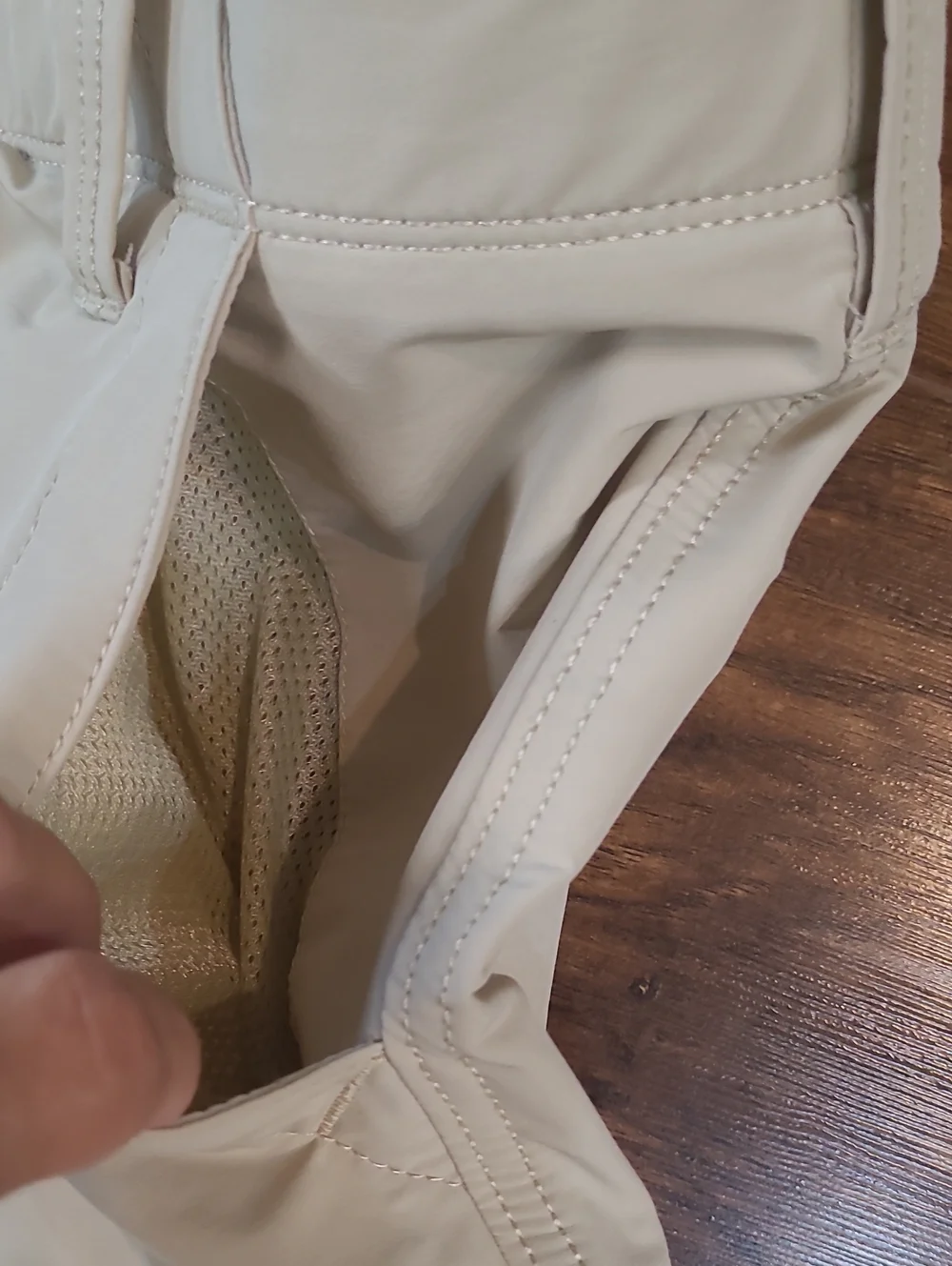 Ascend Men's Convertible Cargo Pants - Light Khaki Size 40×32 Vacation Travel